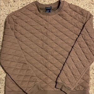 Architect SBrown Quilted Crewneck Sweater